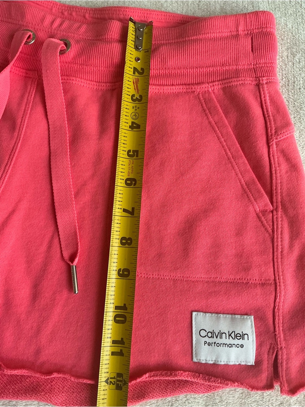 Calvin Klein Performance Shorts - Neon Pink - Size M - Picture 10 of 11